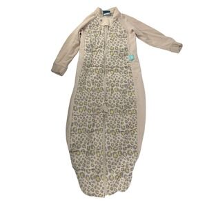 ergoPouch Sleep Suit Bag 12-36M Leopard Print Organic Cotton Tan‎ Gray Australia